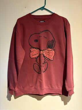 Peanuts Snoopy Crewneck Size Large Graphic Soft Cozy Fall Spring Winter